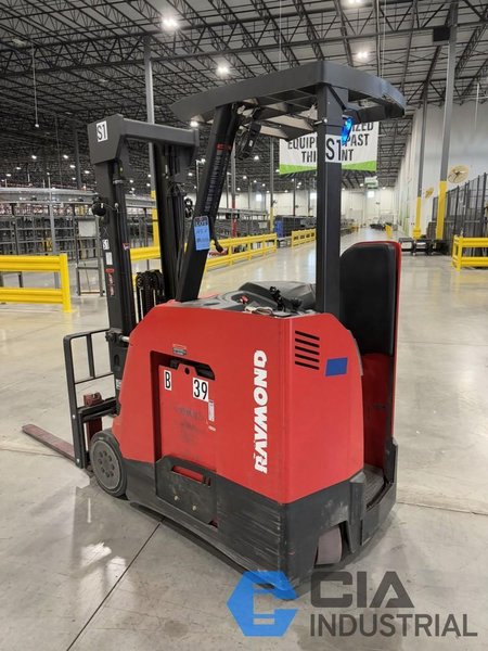 2021 - 3,000 LB. RAYMOND MODEL 415-C30TF STAND-UP ELECTRIC FORKLIFT