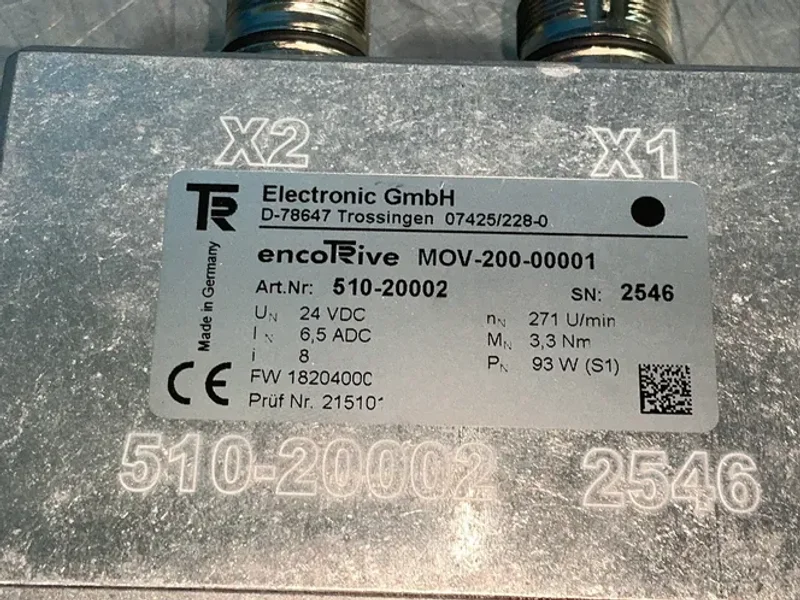 ENCOTRIVE 8:1 RATIO SERVO MOTOR WITH PRECISION PLANETARY GEARMOTOR  -  MOV-200-00001 / 510-20002