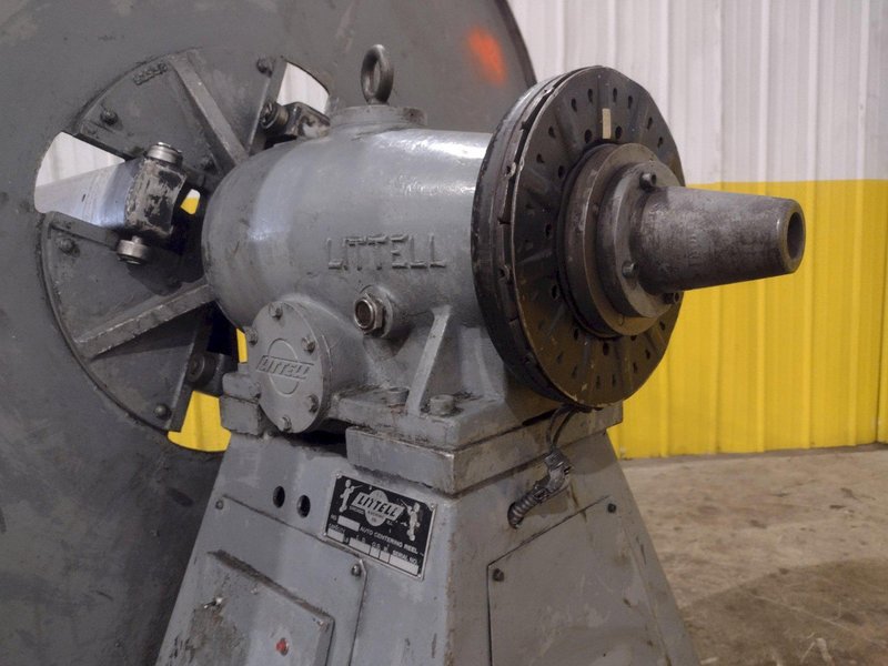 4,000 LBS X 18" LITTELL MODEL #40-18 PULL OFF UNCOILER COIL REEL: YOBRO #25260