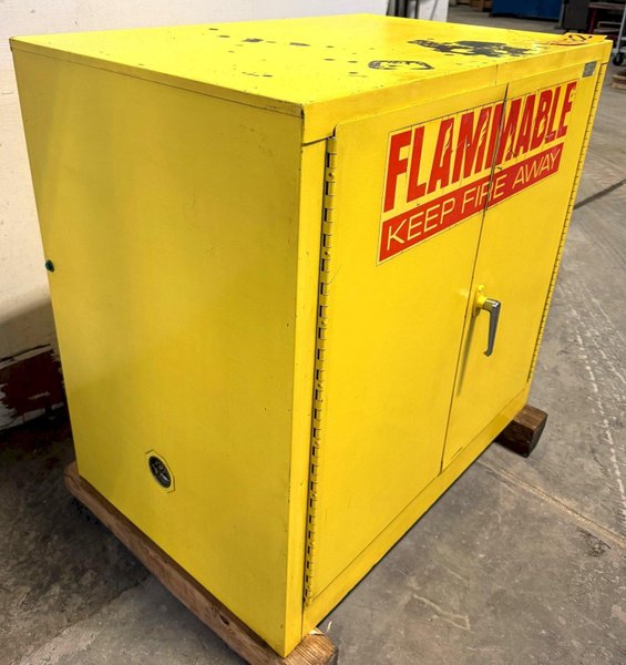 Lab Safety Flammable Storage Cabinet Model 2443, 30 Gallons, 43"W x 18"D x 44"H