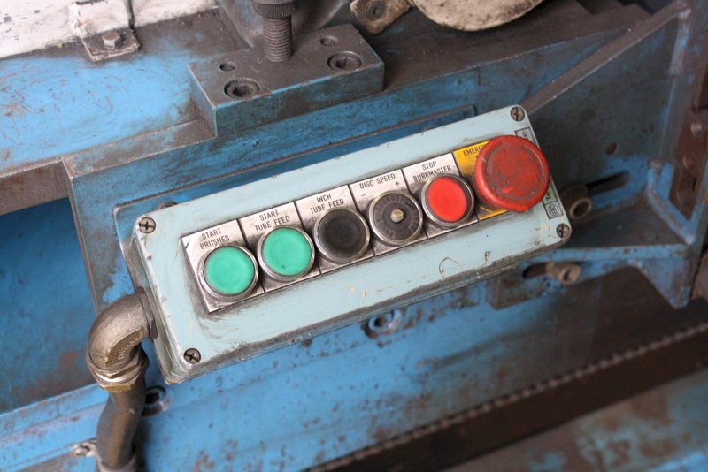 4-1/2&#039; BURRMASTER MODEL BM10-1000LH-1 TUBE DEBURRING MACHINE: #66640