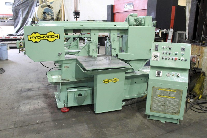 18" X 27" HYDMECH S-25A AUTO MITRE HORIZONTAL BANDSAW: STOCK #72194