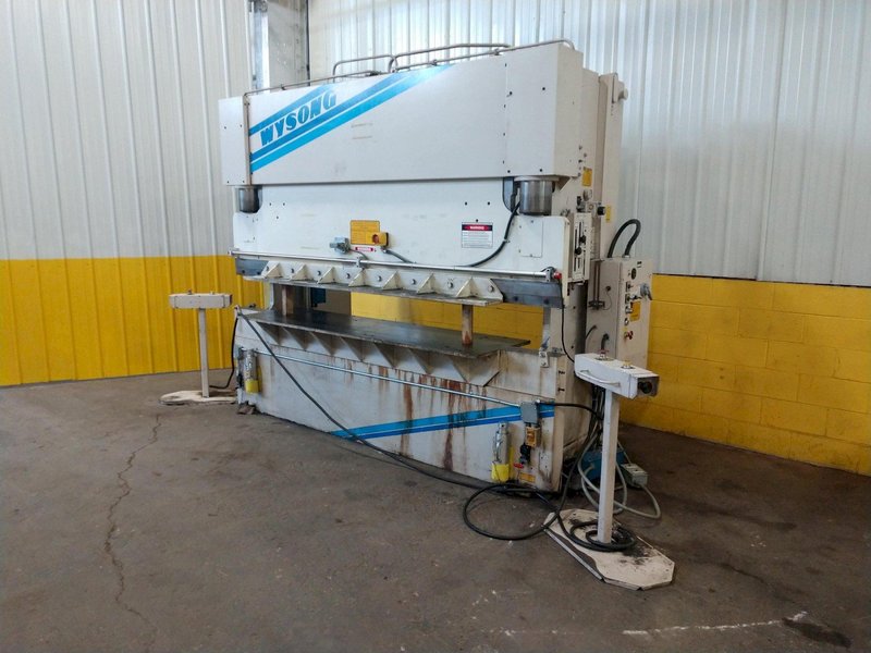 140 TON X 10' WYSONG MODEL #THS140-120 "HIGH SPEED" HYDRAULIC PRESS BRAKE: STOCK #13918