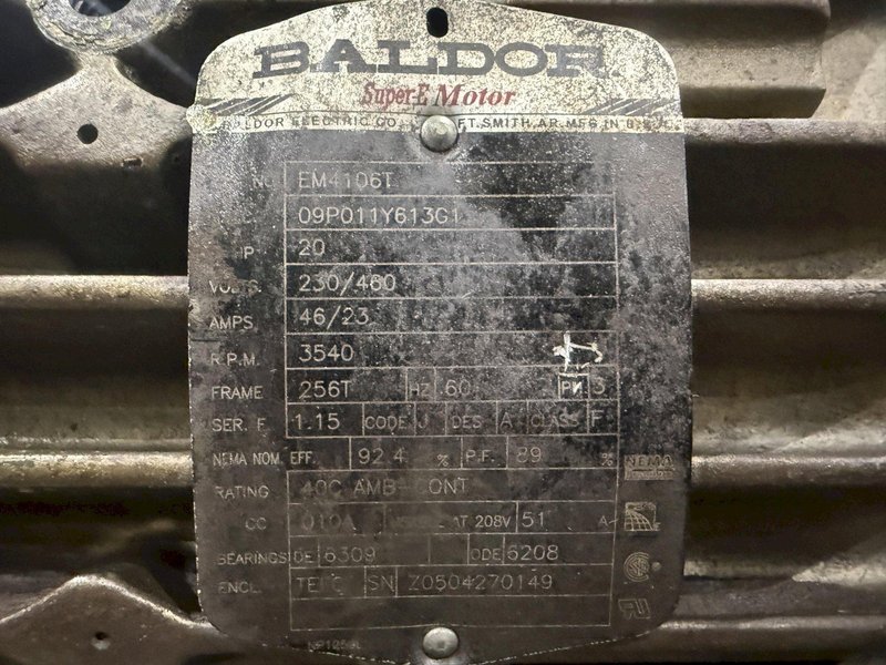 36" x 48" x 8 WHEEL PANGBORN ROTOBLAST PASS THROUGH HANGING CONVEYOR SHOT BLAST MACHINE: YOBRO #24717