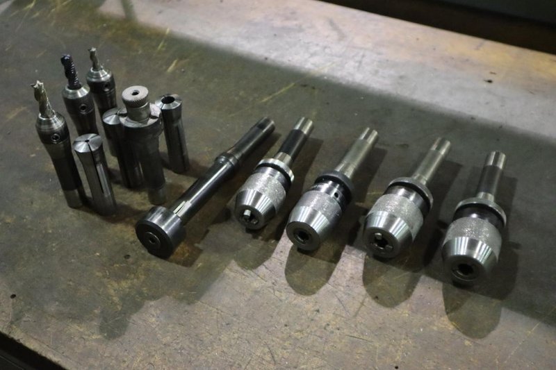 R8 Taper Tool Holders, Collets, Keyless Drill Chucks, End Mill Holders, Arbors- Auction Item