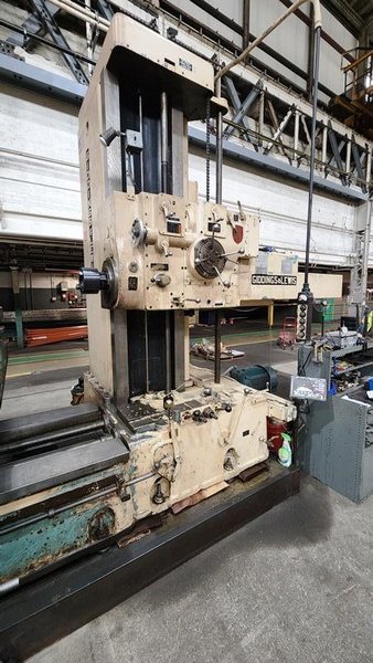 5" GIDDINGS &amp; LEWIS 350-T TABLE TYPE HORIZONTAL BORING MILL