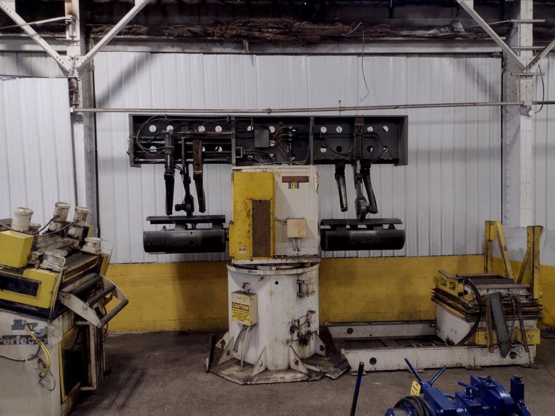 15,000 LB X 36&quot; X 1/4&quot; PERFECTO COIL REEL, CAR &amp; STRAIGHTENER: STOCK #18400