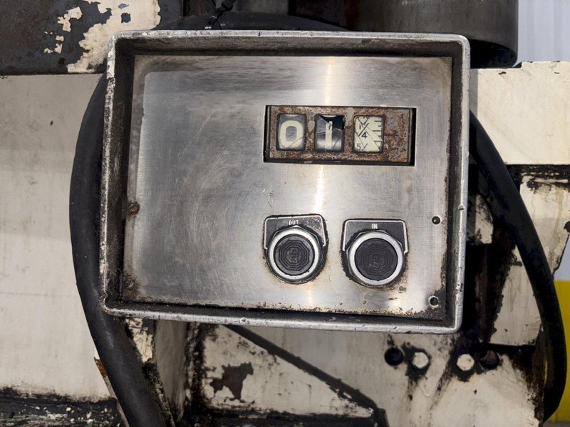 14' x 1/2" PACIFIC MODEL #500R HYDRAULIC POWER SHEAR WITH BACK GAUGE: STOCK #22940