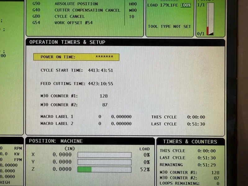 HAAS VF-4 CNC Vertical Machining Center 2013’ Wired 4th &amp; 5th USA # 7697