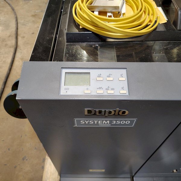 Duplo System 3500 Booklet Maker; 2011 w/ 445 Creaser &amp; Feeder; 2018 – Fully Automated