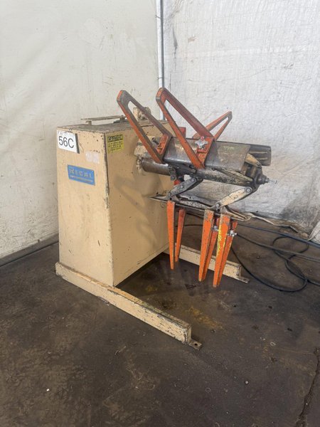 3,000 LB X 18" REGAL SRP-3000-18 MOTORIZED UNCOILER. STOCK # 0223526.