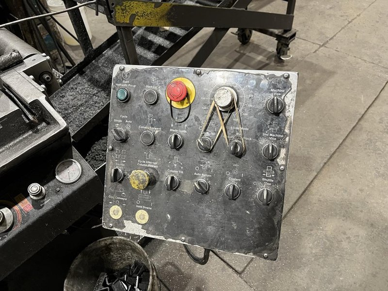 25″ x 20″ Marvel Series F2150A-PC60 Fully Automatic Vertical Band Saw, 2009 – Auto Feed