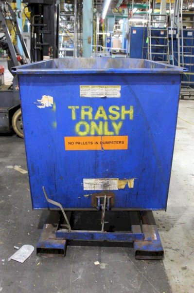 1 YARD X 6,000 LBS VESTIL MODEL #D-HOP-100-HD SELF DUMPING HOPPER: STOCK #22492