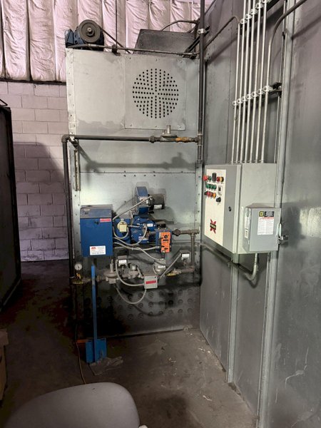 101" X 96" X 244" POWDER-X BLAST ROOM. STOCK # 0760426
