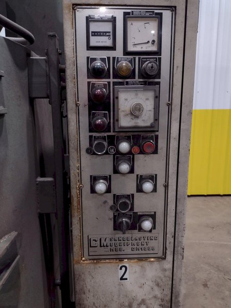 40" CM SANDBLASTING CM1000 ROTARY TABLE SHOT BLAST MACHINE: STOCK #17423