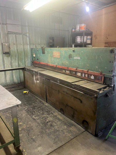 1/4″ x 10′ Chicago Dries &amp; Krump Hydraulic Shear