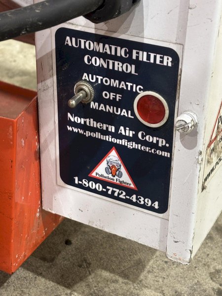 1 HP NORTHERN AIR CORP MODEL #OSAR-6000 POLLUTION FIGHTER MOBILE DUST COLLECTOR: STOCK #22420