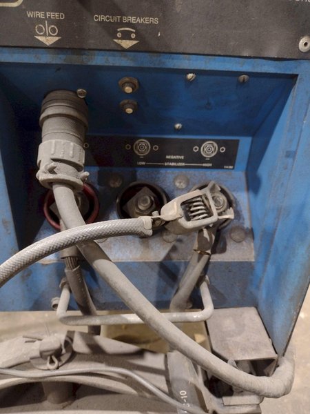 200 AMP MILLER MODEL #CP-200 DC ARC WELDER &amp;  S-22 WIRE FEEDER: STOCK #19659