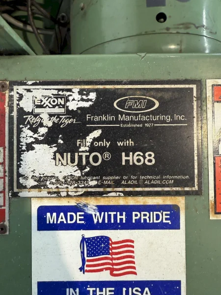 150 TON FRANKLIN MANUFACTURING C FRAME PORTABLE FMI HYDRAULIC WEB PUNCH: STOCK #23390