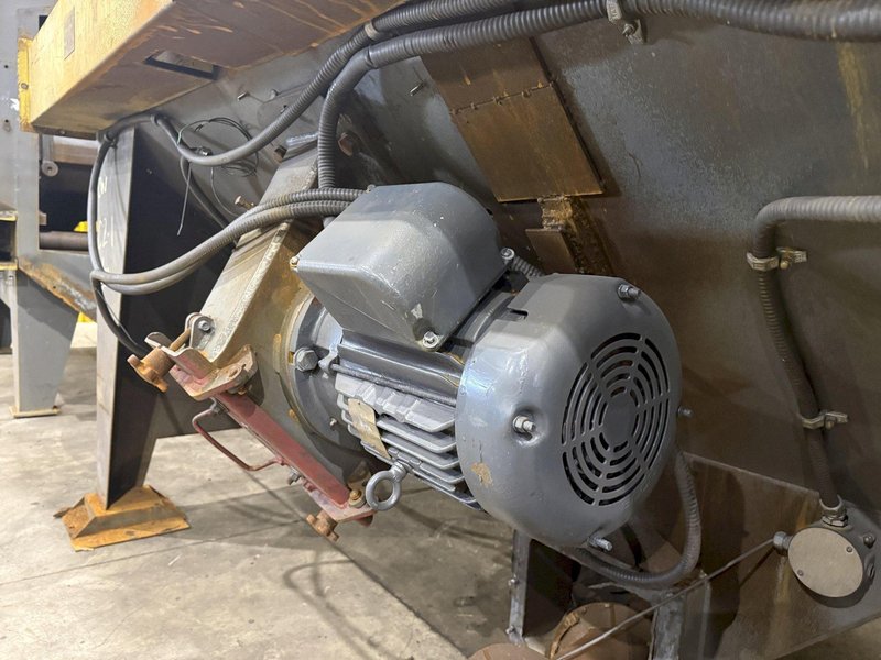 72" WIDE x 16" HIGH PANGBORN MODEL #ES1821-125 TOP &amp; BOTTOM PLATE SHOT BLAST MACHINE, WITH DUST COLLECTOR: YOBRO #25181