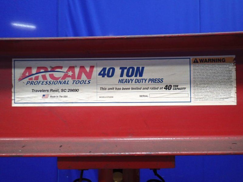 ARCAN 40 TONS HEAVY DUTY PRESS  -  CP400W