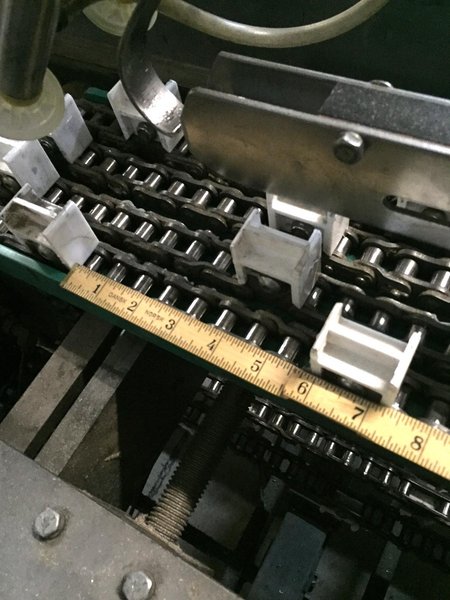 Thiele 60 Series Cartoner with Hot Glue and Automatic Barrel Cam loader