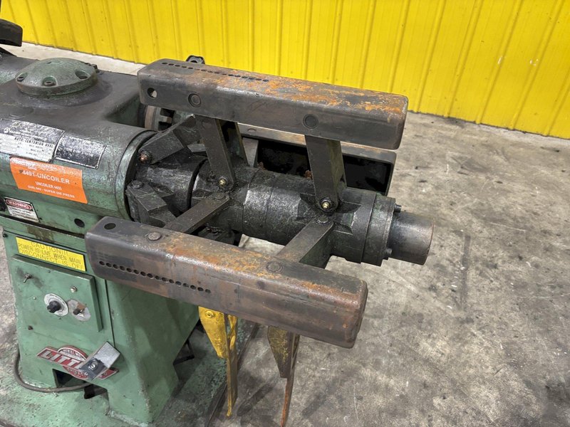 2,000 LBS X 12&quot; LITTELL MODEL #20-12 DOUBLE END PULL OFF UNCOILER COIL REEL: STOCK #23715