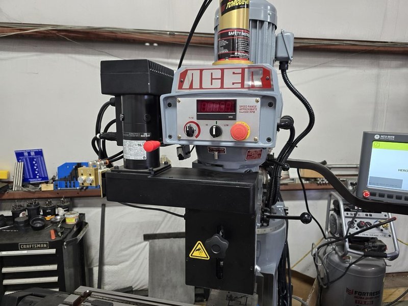 Acer E-Mill 3VSII CNC Knee Mill, 2025 – 3-Axis CNC