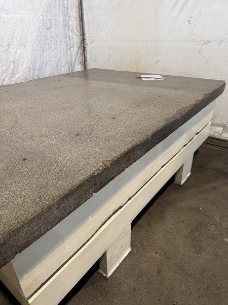 72" X 96" X 16" GRANITE SURFACE PLATE W/ STAND. STOCK #1215625