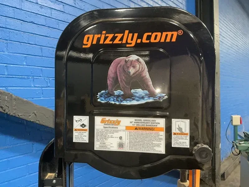 GRIZZLY 14” X 11” 30TH ANNIVERSARY EDITION 14" DELUXE BANDSAW   -  G0555LANV