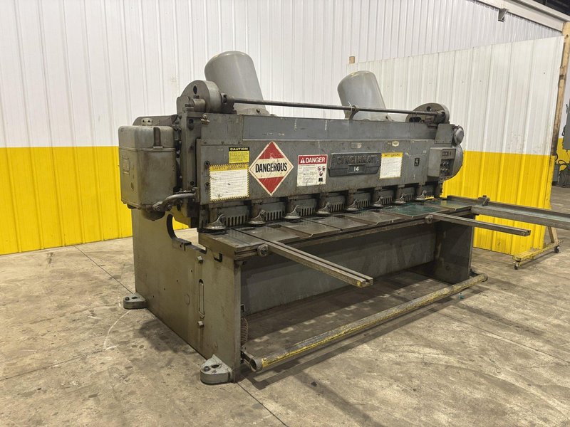 8' x 3/16" CINCINNATI MODEL #1408 MECHANICAL POWER SQUARING SHEAR: STOCK #22769