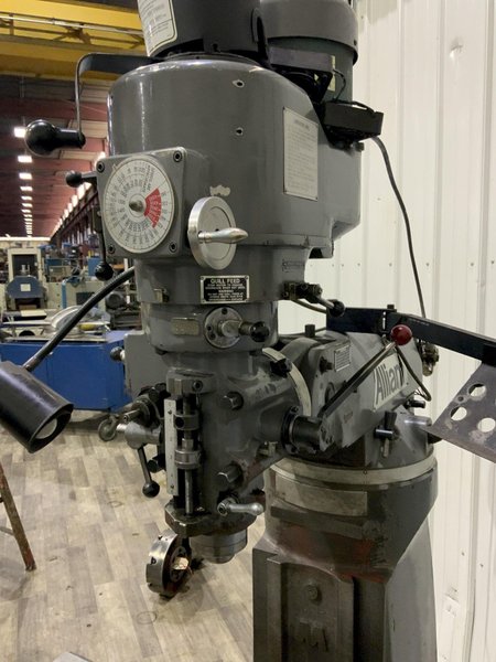 3 HP ALLIANT RAM TYPE VERTICAL MILLING MACHINE: STOCK #80801