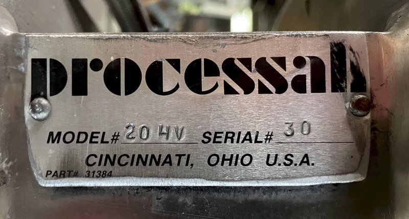 PROCESSALL Model: 20-HV Tilt-A-Mixer | Jacketed Plow Mixer