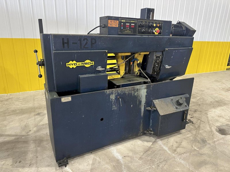 12" X 12" HYD-MECH MODEL #H12-P HORIZONTAL AUTOMATIC BAND SAW: STOCK #20042
