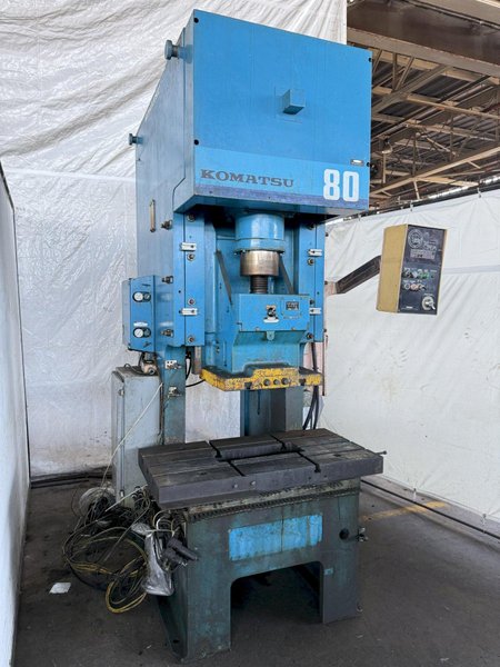 80 TON KOMATSU OBS80-2 GAP FRAME PRESS. STOCK # 0345525