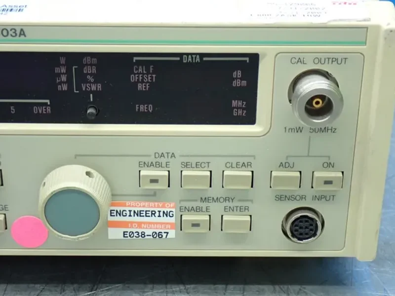 ANRITSU POWER METER W/MA4002B SENSOR ADAPTER  -  ML4803A