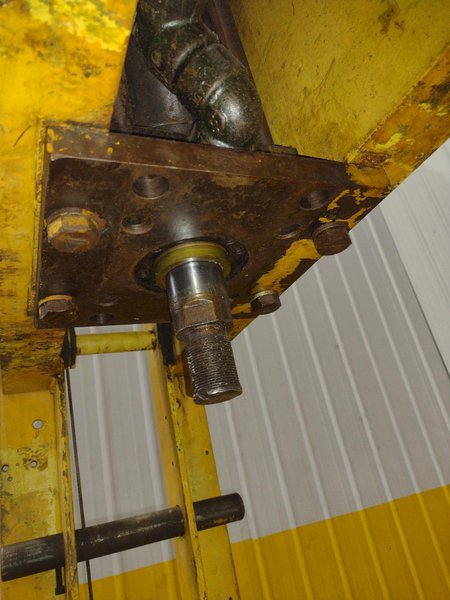 50 TON ENERPAC H-FRAME HYDRAULIC SHOP PRESS: YOBRO #23949