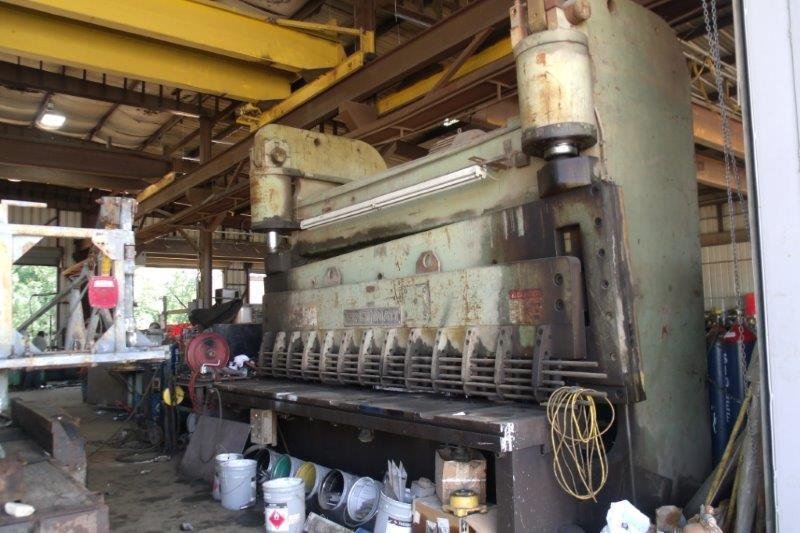 3/4″ x 12′ Cincinnati 6GL12 Hydraulic Shear, 1975 – Extra Set of Knives, Squaring Arm
