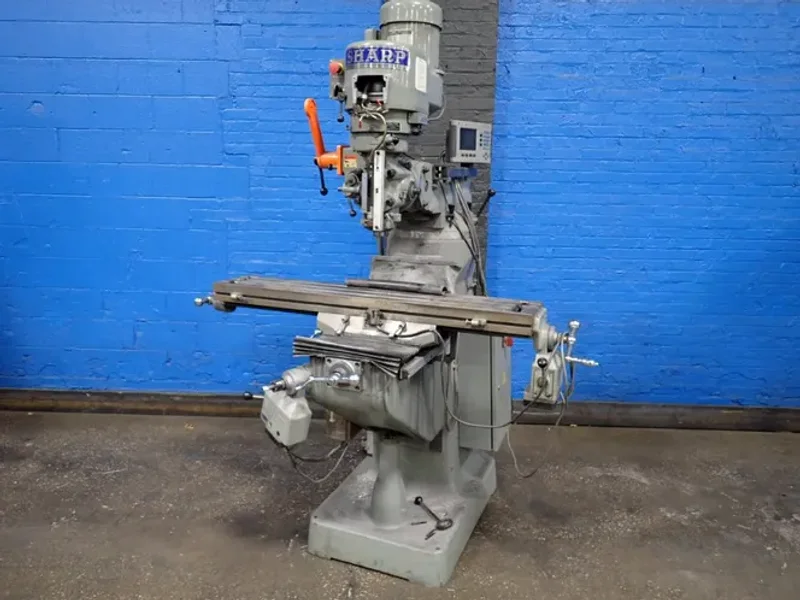 Sharp Industries  50" X 9" Vertical Mill - Lmv-50/dvs