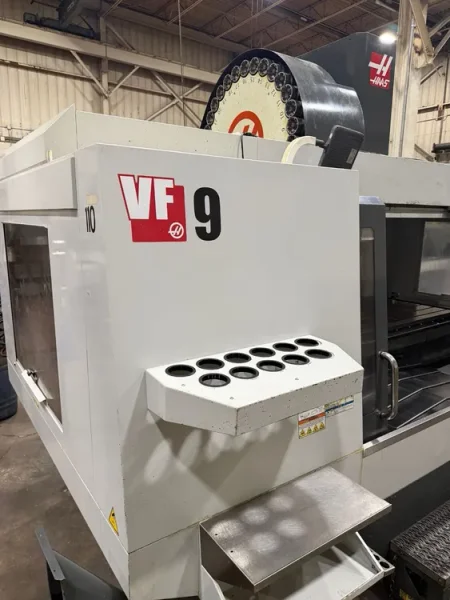 USED HAAS 84" X 36" MODEL VF-9/50 3-AXIS VERTICAL CNC MACHINING CENTER