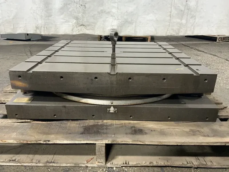 DEVLIEG MACHINE COMPANY 30” X 30” T SLOTTED ROTARY TABLE