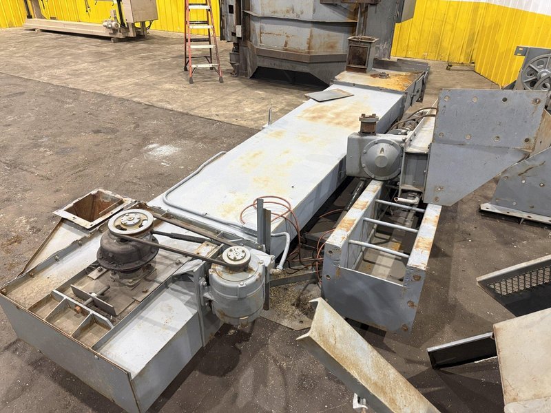 72" PANGBORN MODEL #6LK ROTOBLAST SWING OUT TABLE (2 TABLES)  SHOT BLAST MACHINE: STOCK #22783