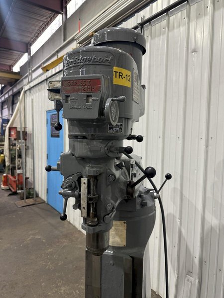 2 HP BRIDGEPORT RAM TYPE VERTICAL MILL: STOCK #77516