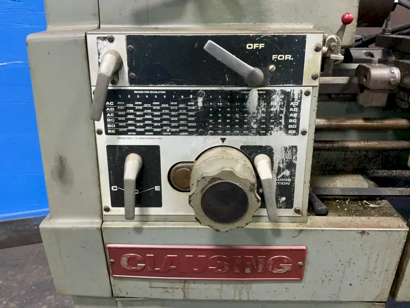 CLAUSING 14” X 40” LATHE  -  1400