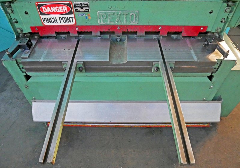 Peck, Stow, &amp; Wilcox (Pexto) 4&#039; x 12 Gauge Power Squaring Shear, 12-U-4H