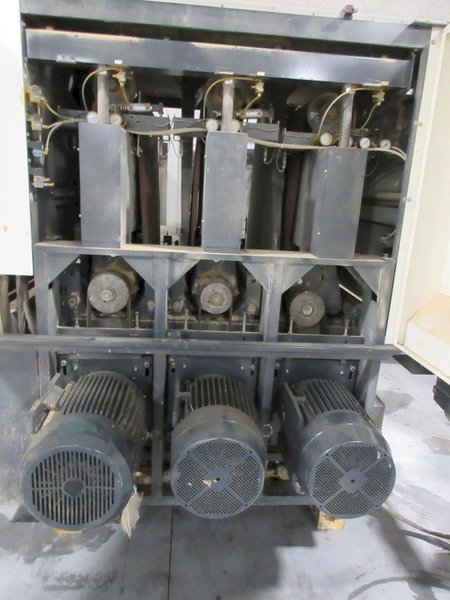 Time Savers 4300 Series Triple Head 52" Wide Belt Conveyor Feed Sanding Machine, Model 4331-45-001- Auction Item