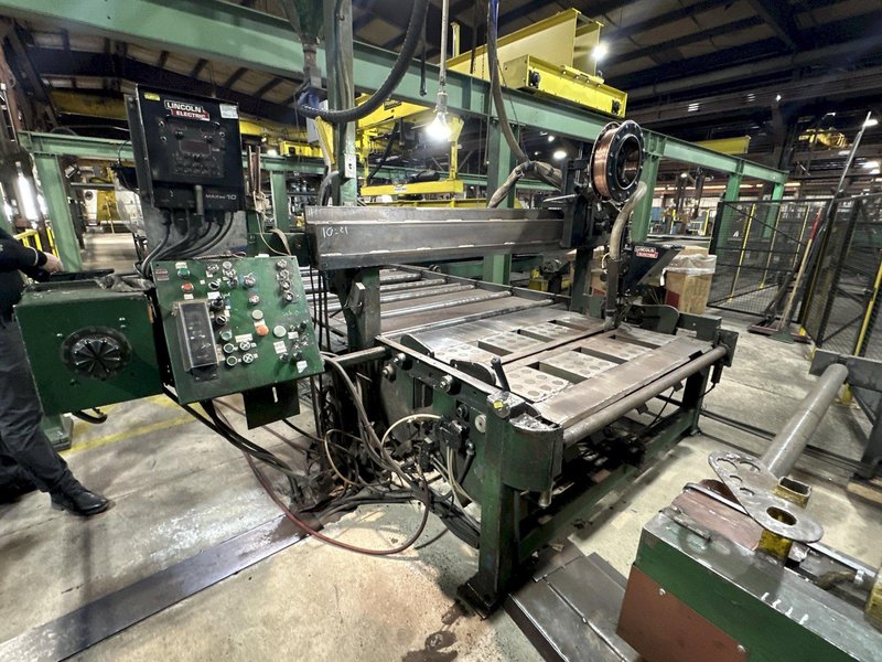 72” WIDE CONRAC WEB SEAM WELDER STATION MACHINE. STOCK # 0665025