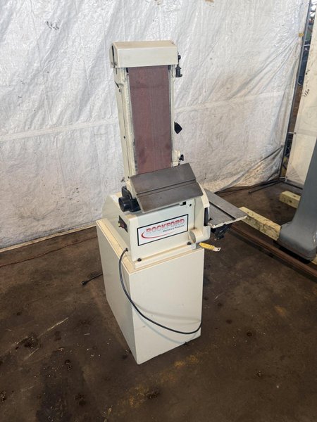1-HP ROCKFORD SB-611P BELT TYPE COMBINATION SANDER. STOCK #0543626
