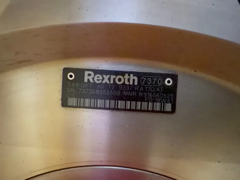 REXROTH HYDRAULIC REDUCTION GEAR  -  GFT 40 T2.9337