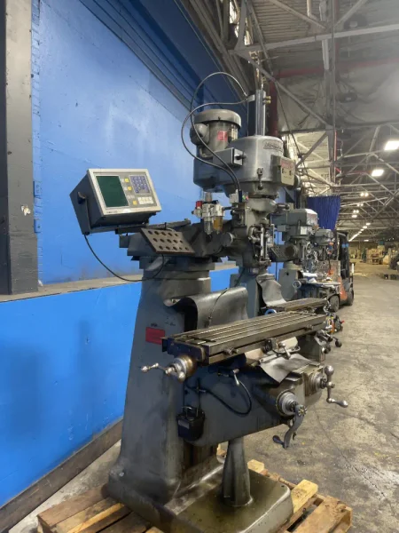 BRIDGEPORT 42” X 9” VERTICAL MILL